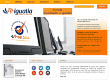 Tablet Screenshot of igualia.com